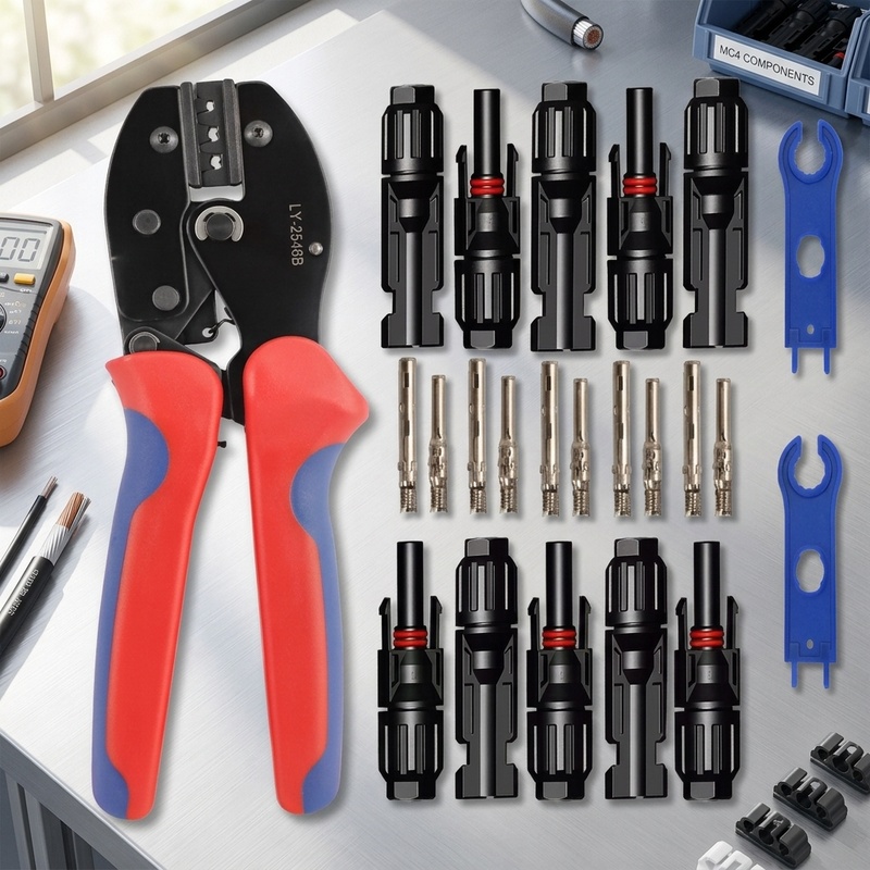 Mc4 Crimping Tool - LY-2546B Güneş PV Kablo Sıkma Aleti