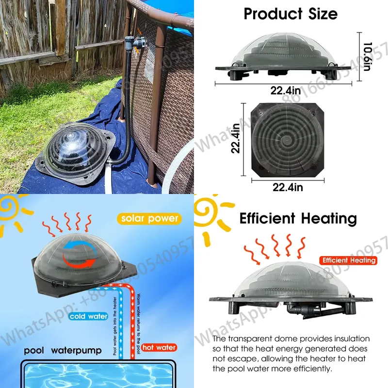 Solar Water Pump - Taşınabilir Havuz Güneş Enerjili Isıtma Sistemi