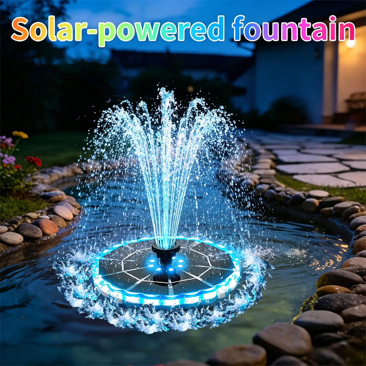 Solar Water Pump - 3.5W Dış Mekan Güneş Enerjili Bahçe