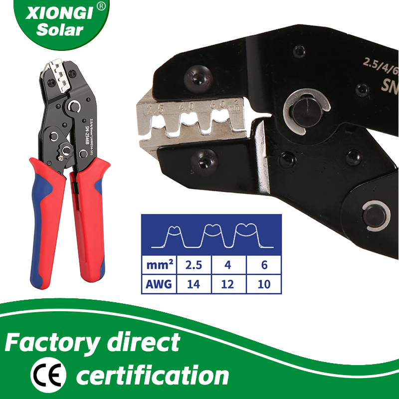 Mc4 Crimping Tool - SN-2546B Güneş Fotovoltaik Konnektörler Pense Sıkma