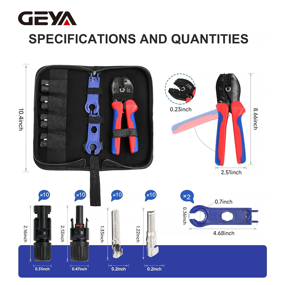 Güneş Enerjisi PV Sıkma Pense  - Mc4 Crimping Tool incelemesi ve fiyatı
