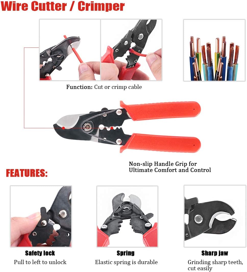 AWG14-10 2.5/4/6mm2 için Strip - Mc4 Crimping Tool incelemesi ve fiyatı