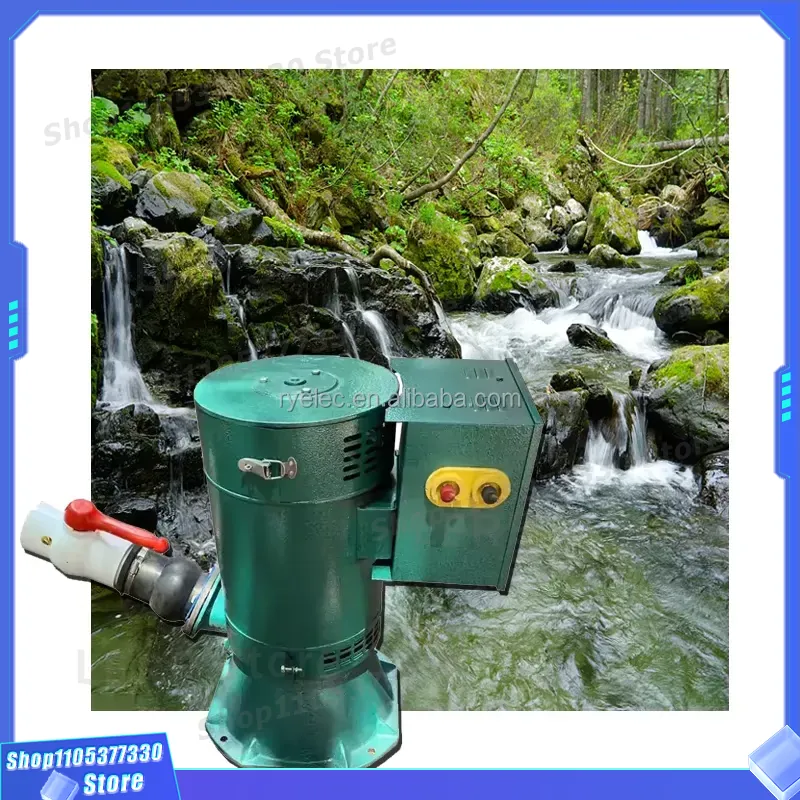 800W Mikro Hidro Türbin Jenera - Renewable Energy Hydropower incelemesi ve fiyatı