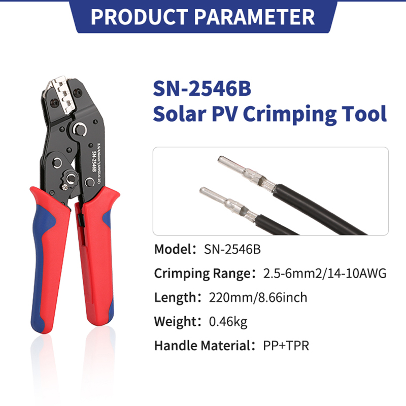 SN-2546B Güneş Fotovoltaik Kon - Mc4 Crimping Tool incelemesi ve fiyatı